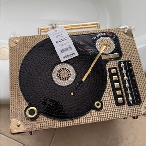 Aldo record player purse